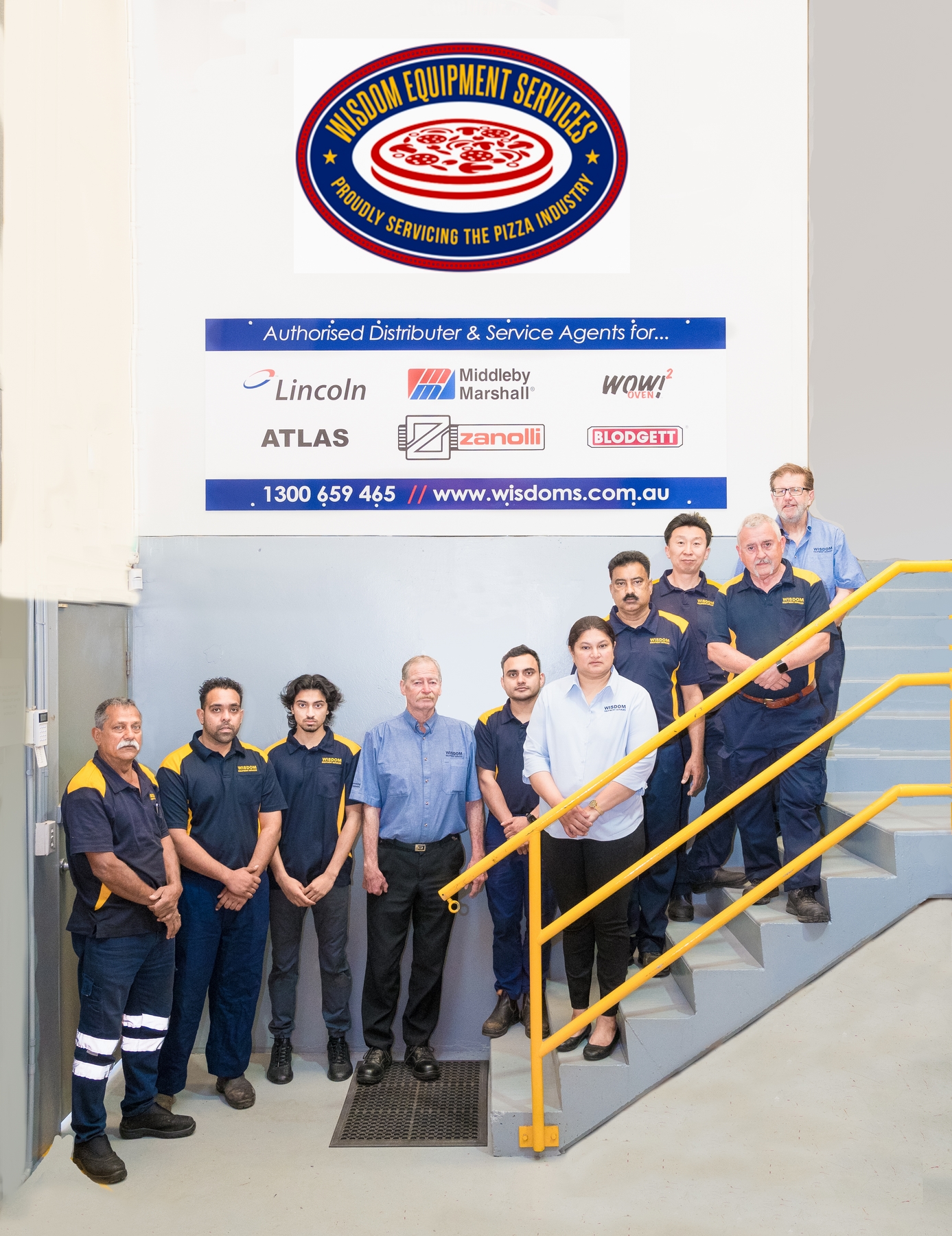 Wisdom Equipment Services workshop team
